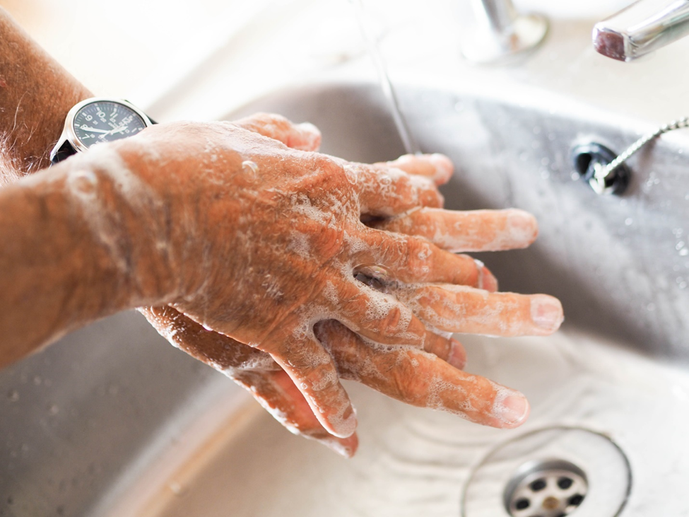 Scrubbing your soapy hands for at least 20 seconds has been shown to remove pathogens from your hands